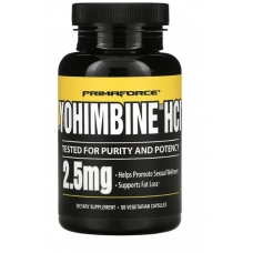 Primaforce, Yohimbine HCl, 2.5 mg, 90 Vegetarian Capsules