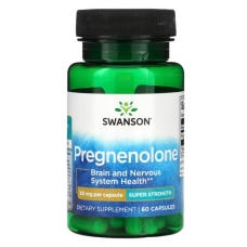 Swanson Pregnenolone Super Strength 50 mg 60 Capsules