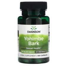 Swanson Yohimbe Bark 75 mg 100 Capsules